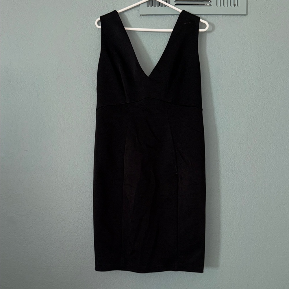 Zac Posen Black Backless Dress